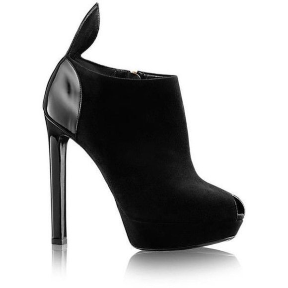 Authentic Louis Vuitton Temptation Peep-Toe Platform Booties - Picture 12 of 12